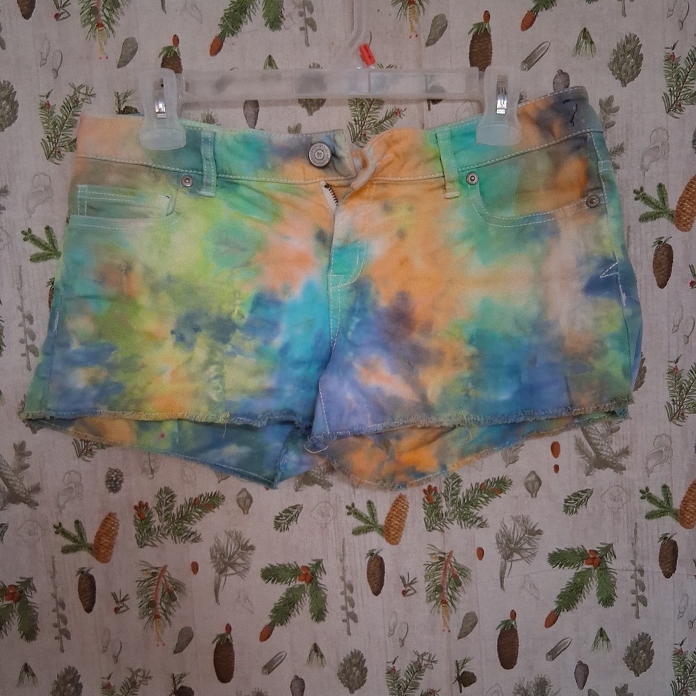 Aeropostale Colorful Tie-Dye Women's Shorts Size 9/10